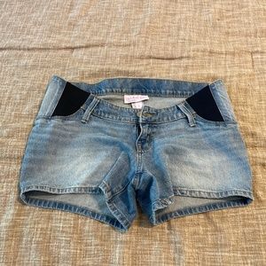Maternity Jean Shorts